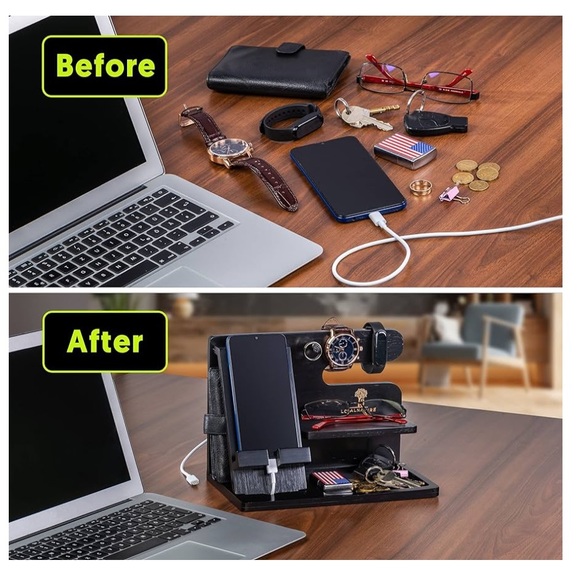 New - Wood Phone Docking Ststion - Picture 4 of 11